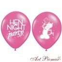 Balon na wieczór panieński "Hen Night Party" różowy