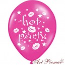 Balon na wieczór panieński    "Hot Party" różowy
