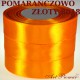 Tasiemka satynowa 25mm kolor 8018 pomarańczowo złoty