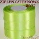 Tasiemka satynowa 25mm kolor 8077 zieleń cytrynowa