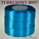 Tasiemka satynowa 25mm kolor 8097 turkus