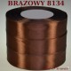 Tasiemka satynowa 25mm kolor 8134 brązowy